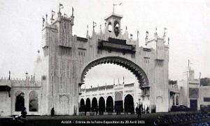 ALGER - EXPOSITION DE 1921 - ENTREE